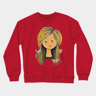 Butterflygirl Crewneck Sweatshirt